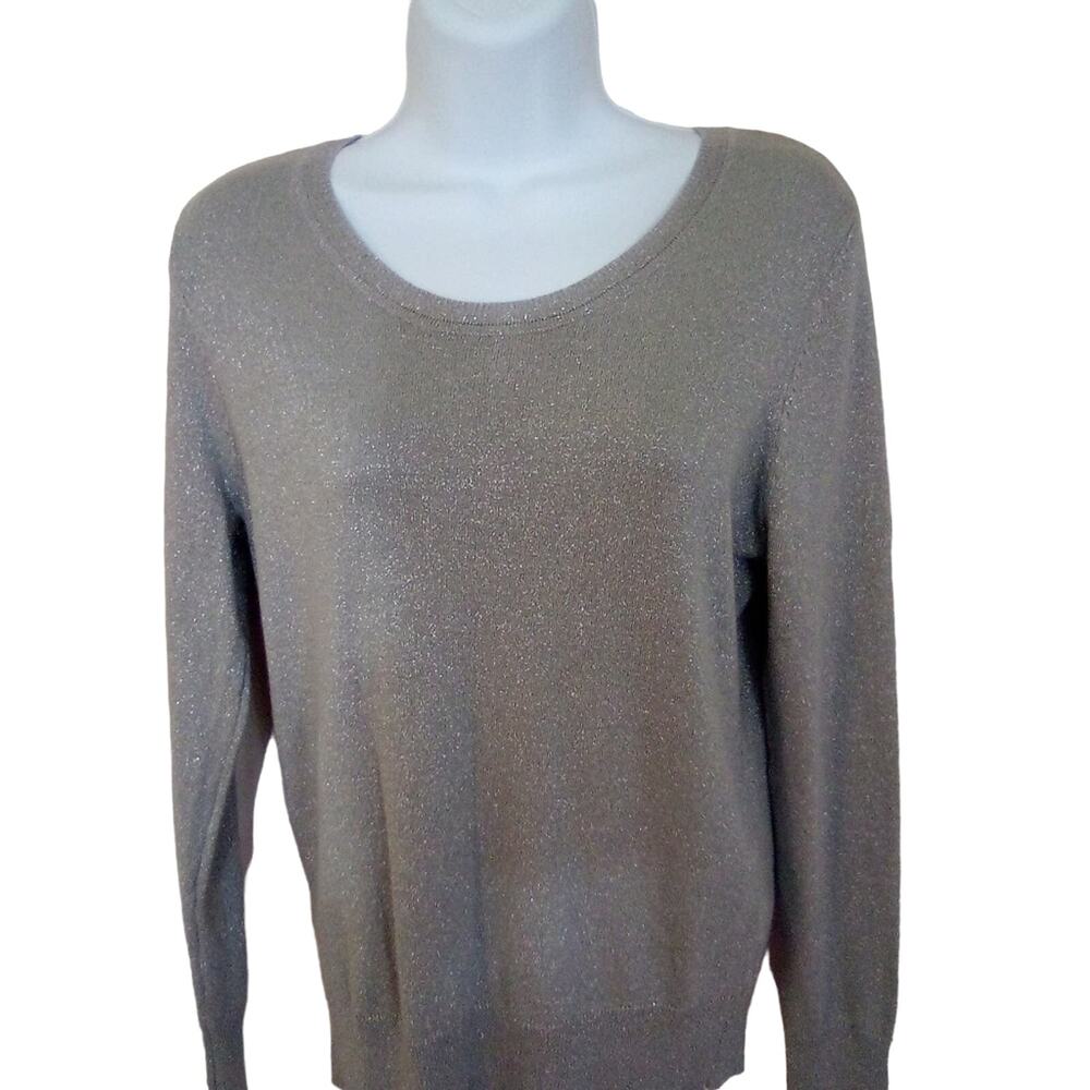 Worthington Sparkly Long Sleeve Sweater